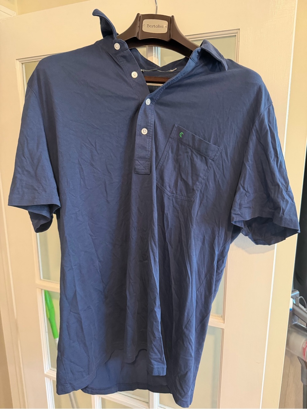 Classic Men's Navy Criquet Polo XL slim